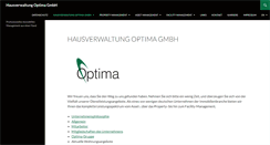 Desktop Screenshot of optima-gmbh.de